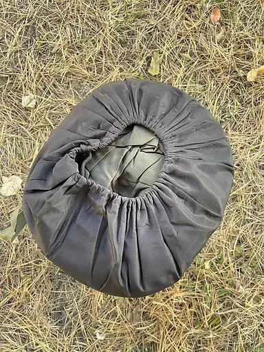 Зимний спальный мешок на флисе до -35С (Оливковый) - фото 10