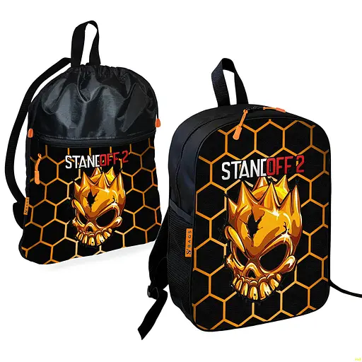 Школьный рюкзак детский Standoff 2 + Сумка для обуви спортивной формы рюкзак-мешок для мальчика (01846)