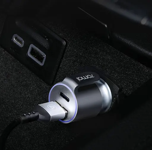 Автозарядне 70Mai Car Charger Midrive Pro (Midrive CC05) сріблясте - фото 3