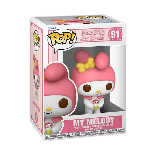 Фигурка Funko Pop Хеллоу Китти Май Мелоди Hello Kitty My Melody 10 см FP HK 91 - фото 3