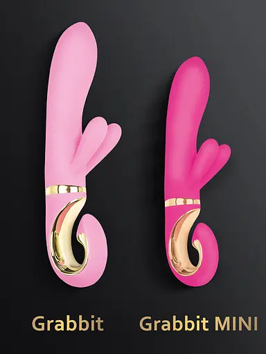 Вібратор-кролик Gvibe Grabbit 22 см (світло-рожевий) - фото 9