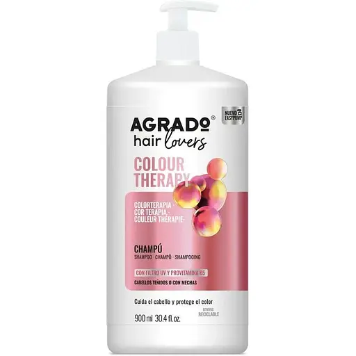Шампунь для волос Agrado Colour Therapy Shampoo сохранение цвета 900 мл