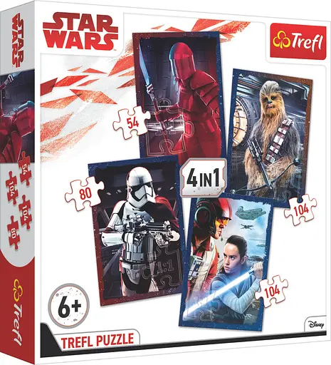 Набір Пазли - (4в1) - "Готові до бою" / Дісней "Зоряні війни епізод 8" - фото 1