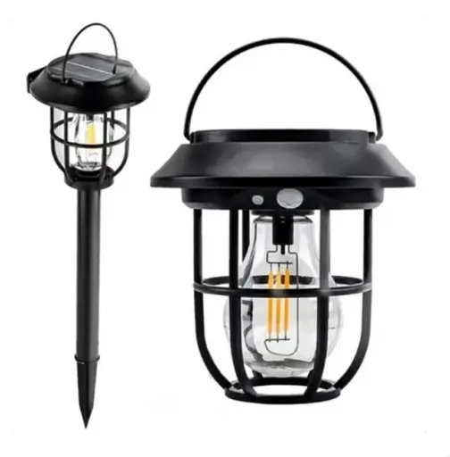 Вуличний садовий сонячний світильник лампа Solar Sensor Light Hop-8818F 1 шт. на сонячній батареї - фото 1