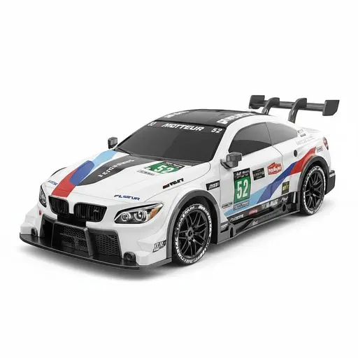 Радиоуправляемая машина DH 666-83 F-01, акум. 7.4V, 2.4Ghz, 2 комплекта колес, противоударная, подсветка, Белая