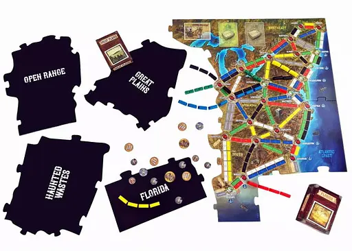 Настольная игра Lords of Boards Билет на поезд. Наследие: Легенды Запада (Ticket to Ride Legacy: Legends of the West) (малая локализация - укр. правила) (TTR_WL) - фото 4