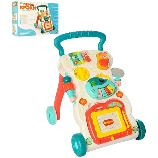 Каталка-ходунки Limo Toy HE0819 для малышей с разнообразными игрушками