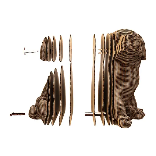 LABRADOR PUPPY - Картонний 3Д пазл Cartonic - фото 7