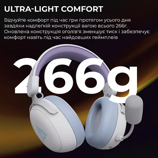 Наушники Ajazz AHM08 MAX 3-Mode White (AHM08-MAX-PWB) - фото 19