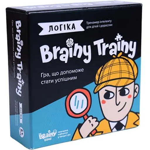 Настольная игра Brainy Trainy Brainy Trainy Логика (укр.) (УКР057) - фото 1