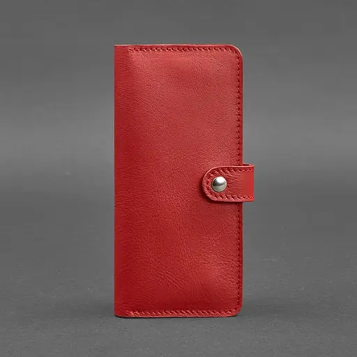 Шкіряне жіноче портмоне 7.0 Червоне - фото 6