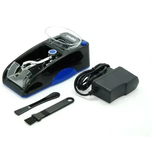 Машинка для набивання цигарок Horns bee GR-12 електрична синя - фото 4