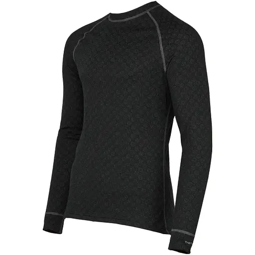 Термосветр Thermowave Merino Xtreme Long-Sleeve 3XL Чорний - фото 3