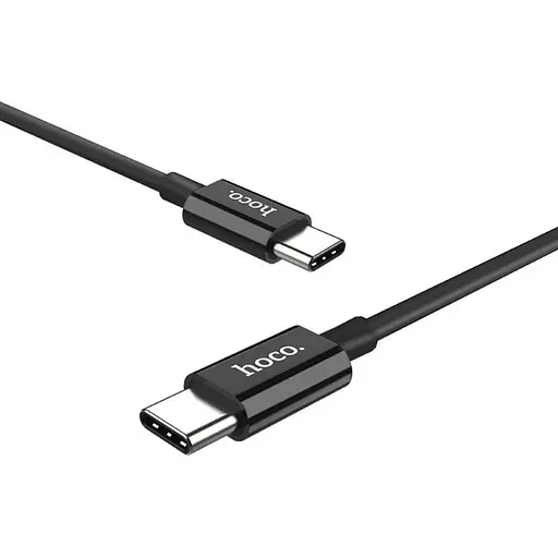 Кабель Hoco X23 Skilled type-c to type-c charging data cable Чорний