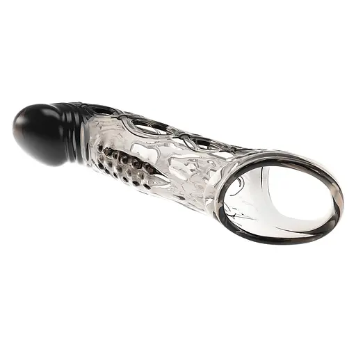 Насадка на пеніс Pretty Love Penis Sleeve Wayde 21.3 см (чорний) - фото 6