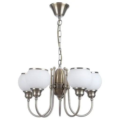 Люстра підвісна Brille в спальню E27 60W BZ (BKL-438S/5) - фото 2