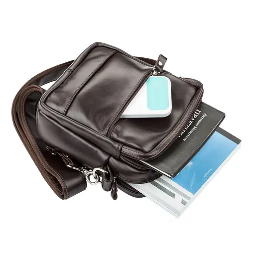 Сумка чоловіча SHVIGEL 16х18х8 см sum0027439 - фото 8