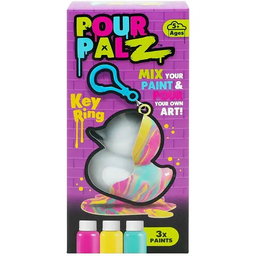 Набор для творчества ToyMonster Флюид Арт Брелок Утенок в ассортименте (GS-G26262) - фото 6