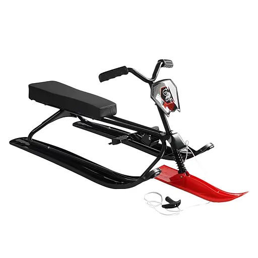 Детский снегокат Skyper S-36610, стальной каркас, мягкое сиденье, руль