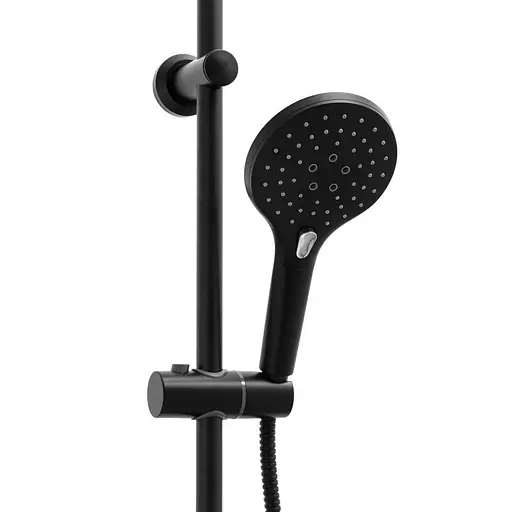 Душова система Yoka Bergen 25 Black з термостатом BP.BERGEN-THERM-25-BLK, Чорний матовий - фото 11