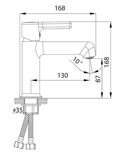 Змішувач для раковини Qtap Cardinal QTCAR270CRM45654 - фото 5