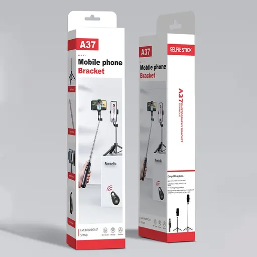 Штатив-трипод Adyss A37 с пультом 1,3 м черный - фото 10