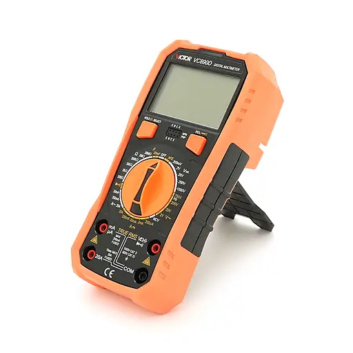 Мультиметр Victor VC890D, вимірювання: V, A, R, С, F, з ємнісним діодом - фото 5