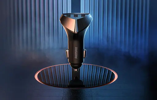 Зарядка авто REMAX Alien III Series 3.1A 3USB Car Charger RCC322 чорний - фото 3