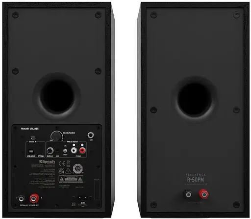 Полочная активная мультимедийная акустика Klipsch R-50PM Black - фото 4