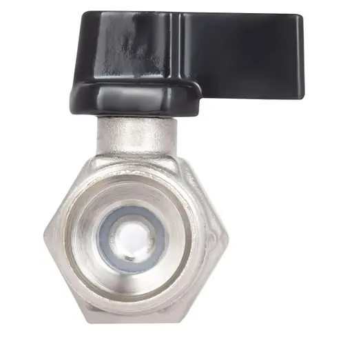 Кран кульовий міні Thermo Alliance Forte 1/2" ВЗ прямий, півметелик SF266W15 - фото 2