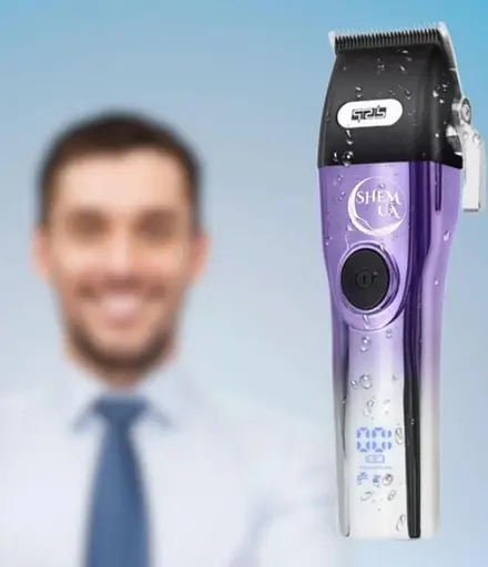 Машинка для стрижки для мужчин DSP D90493-SP универсальная машинка по уходу за волосами на аккумуляторе 5 Вт Фиолетовый - фото 8