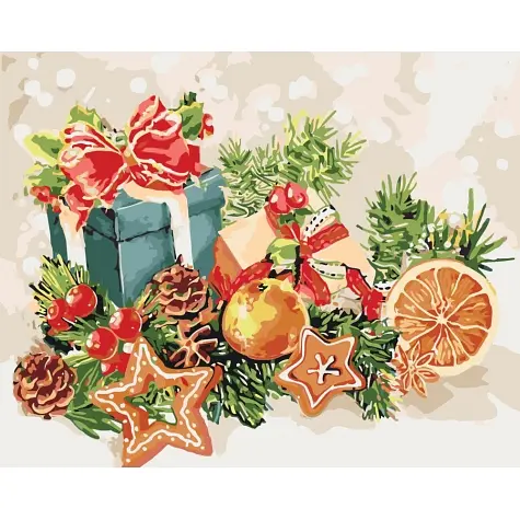 Набор для росписи по номерам Натюрморт Волшебная сказка, 40x50 см, КНО5535