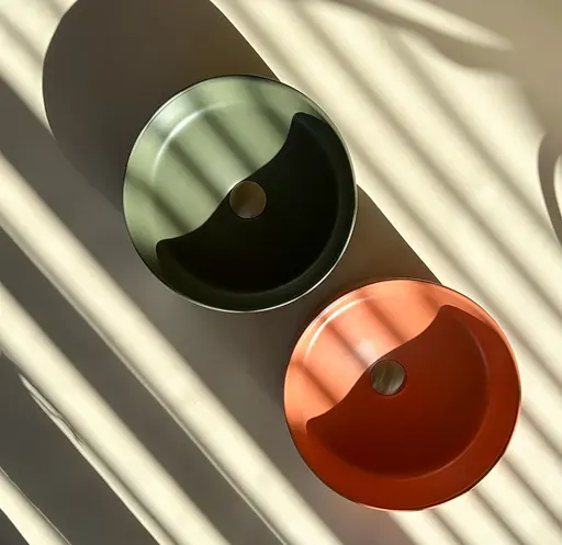 Умивальник Rea Sami green matt хакі накладний REA-U4567, Цветной - фото 4