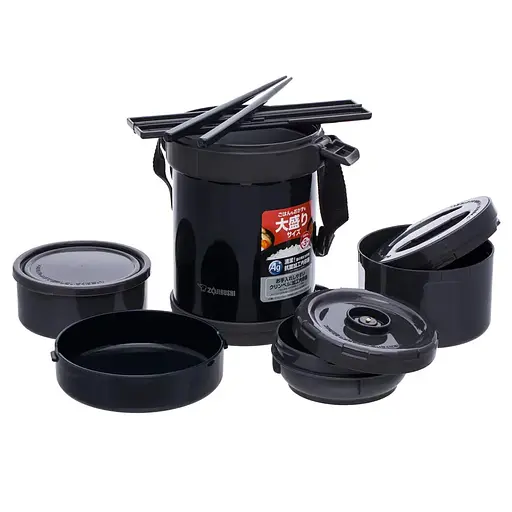 Набір для ланчу ZOJIRUSHI SL-GH18BA Black 