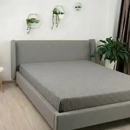 Простирадло Бамбук Середньо-сіре м'яке довжина 2,00 × 2,30 м для двоспального різання - фото 1