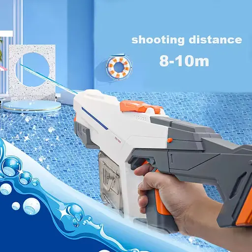 Водный акумуляторний автомат Water Gun 2307 (650ml) with lithium battery White - фото 3
