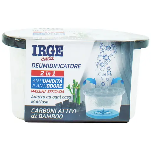 Поглотитель запаха и влаги Irge 2 в 1 с бамбуковым углем 400 мл х 2 шт. - фото 2