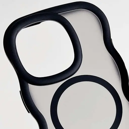 Чохол Epik TPU+PC Undine with MagSafe для Apple iPhone 16 Pro Max 6.9 Black - фото 4