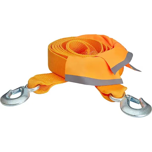 Трос буксирувальний Vitol ТР-250-6-3 стрічка 6 тонн 60 мм х 5 м помаранчевий (ТР-250-6-3) - фото 2