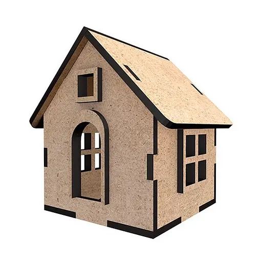 Заготовка для декорирования "Домик 10" Fabrika Decoru FDPO-349 - фото 1