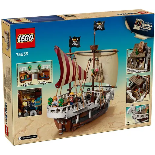Конструктор LEGO One Piece Пиратский корабль Вездеходный Мерри 1376 деталей (75639) - фото 11