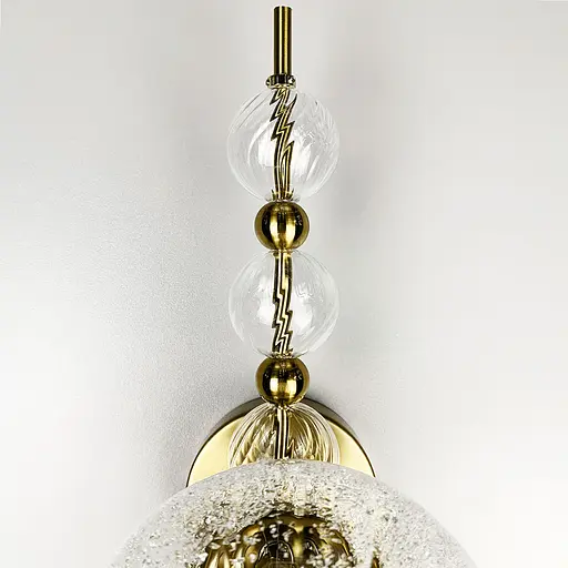 Сучасний лінійний латунний бра у стилі Постмодерн Арт. WBM 48/1 Line F - фото 6