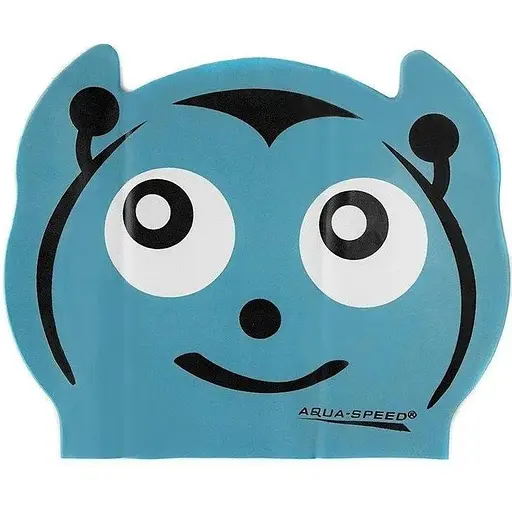 Шапочка для плавання Aqua Speed Zoo Latex Turquoise (1000-116-ufo)