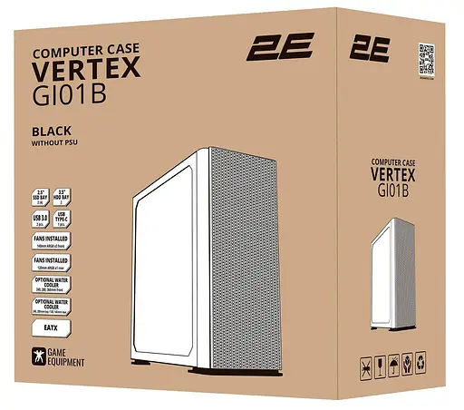 Корпус 2E GAMING VERTEX GI01B (2E-GI01B) Без БП - фото 9