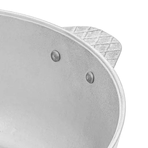 Кастрюля алюминиевая с крышкой 2 л, Полімет Серый 83389 - фото 6