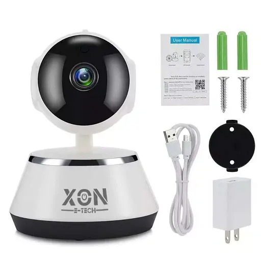 IP-камера поворотная XON SmartCam Wi-Fi 1080P (XTWEW21VW 4927) Белая - фото 6
