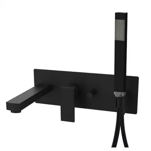 Змішувач для ванни Paffoni Elle чорний матовий EL 001 NO, Чорний матовий - фото 1