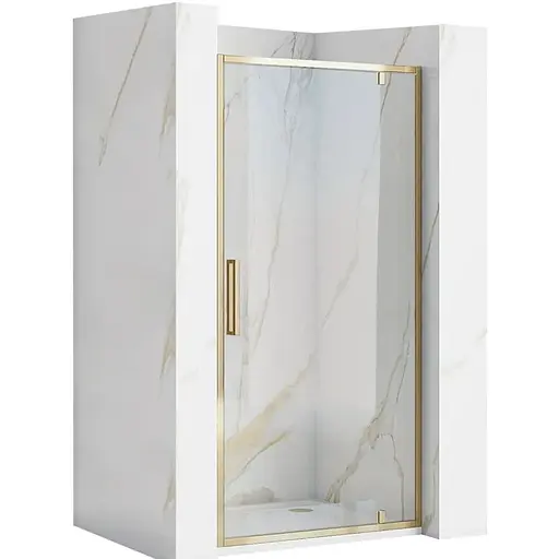 Душевые двери Rea Rapid Swing 100 gold REA-K5619 - фото 1