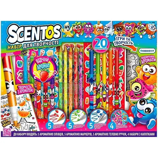 Набор для творчества Scentos Фруктомания ароматный (2032383328) - фото 1