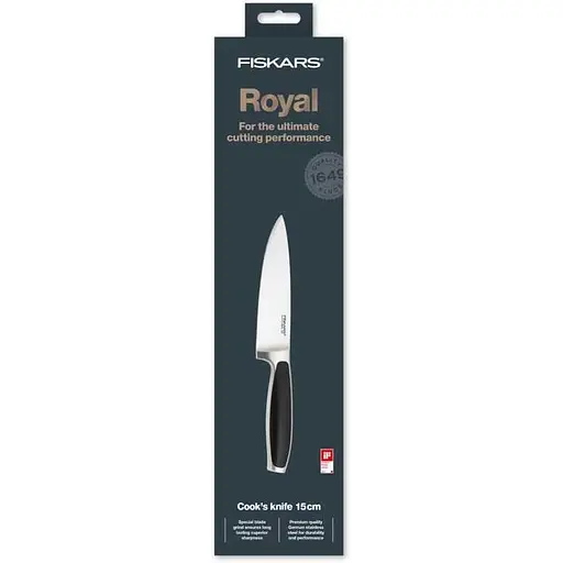 Ніж для шеф-кухаря Fiskars Royal 15 см (1016469) - фото 2